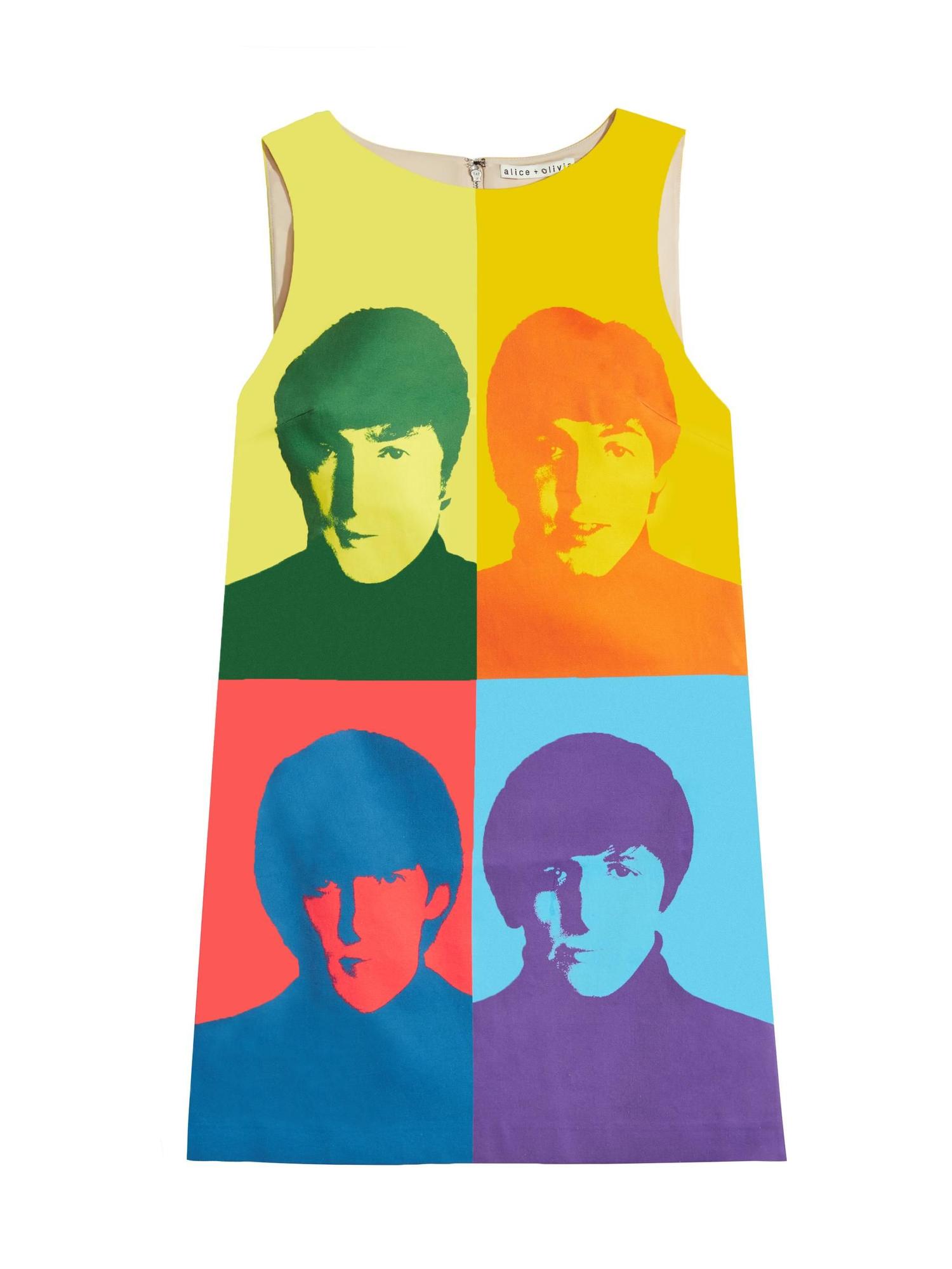 Vestido de la colección de The Beatles de Alice+Olivia