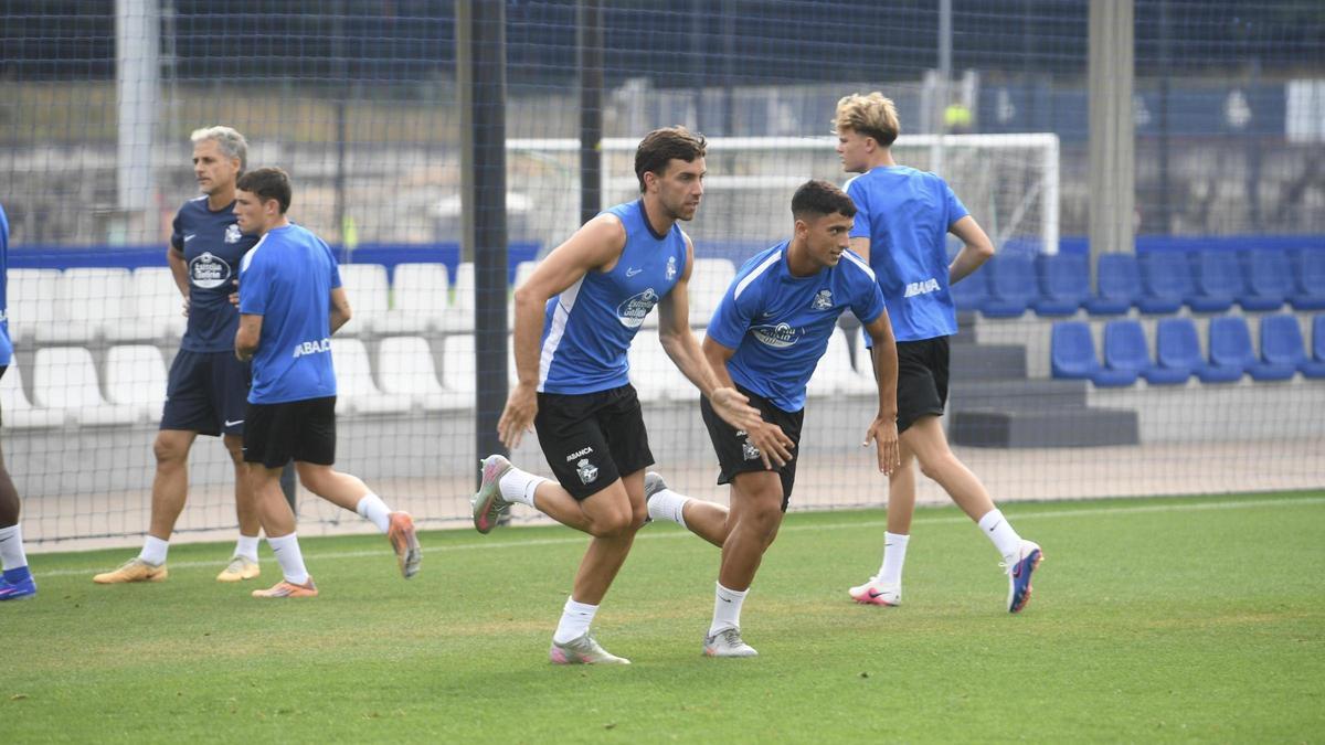 Dani Barcia y Samu, en primer plano