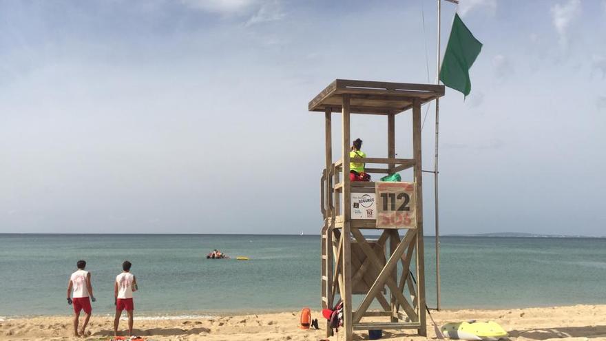 La temporada de baño en las playas de Palma comienza este 1 de mayo