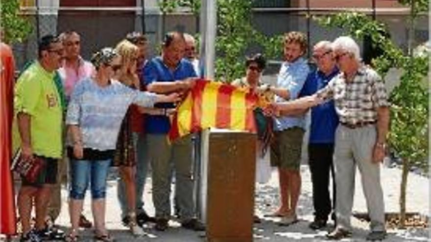 L&#039;acte va comptar amb la presència de l&#039;alcalde Pere Garriga.