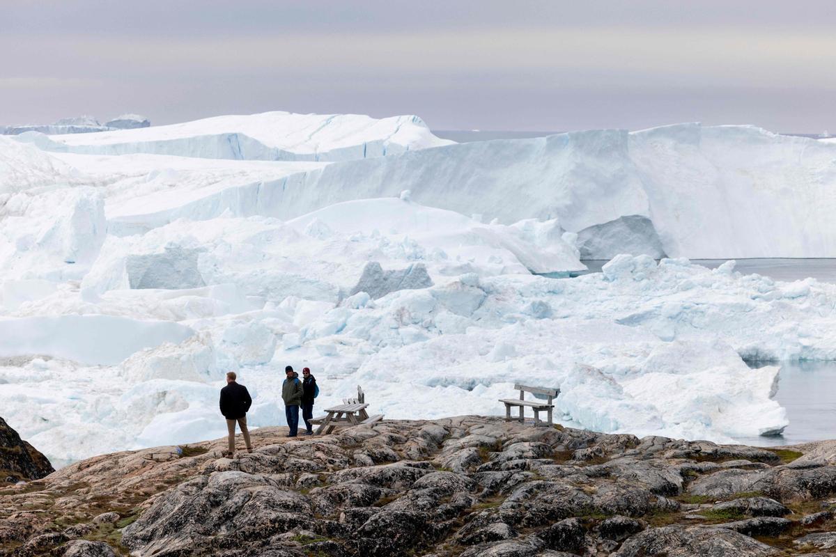 El espectáculo de los icebergs en Groenlandia.