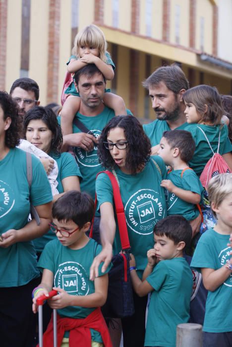 Protesta a Verges per reclamar el nou institut-escola