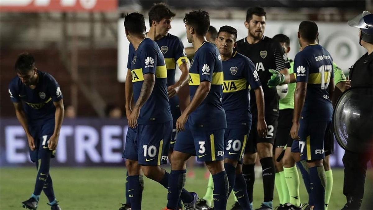 Jugadores de Boca Juniors.