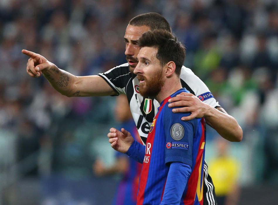 Las mejores imágenes del Juventus - Barça de Champions.