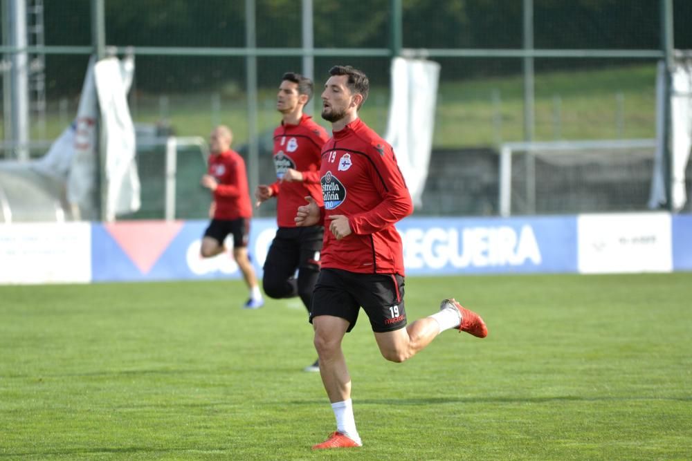 La plantilla deportivista regresa a los entrenamientos para comenzar a preparar la visita del Numancia el sábado a Riazor.