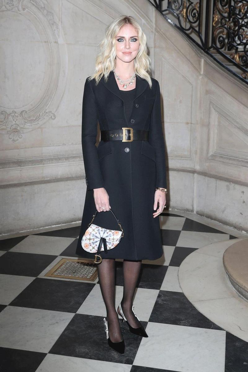 Chiara Ferragni con su saddle bag