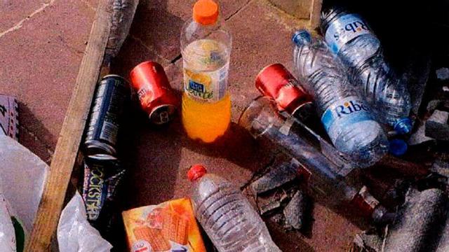 La botella de vodka que bebieron los terrroristas