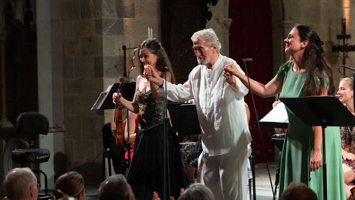 Tur Bonet, Savall i Rial al final del concert.