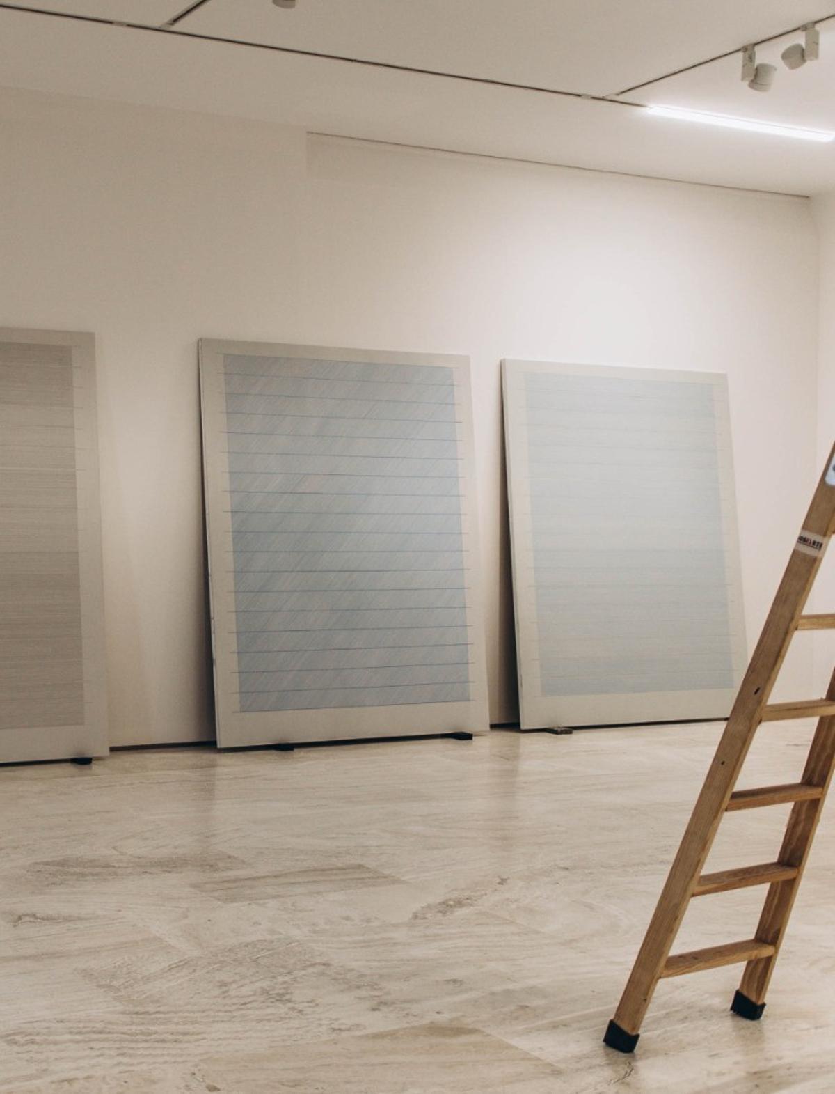 Obras durante el montaje de "Esperando a Sempere"