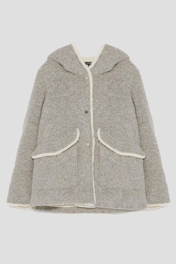Abrigo de Zara combinado.