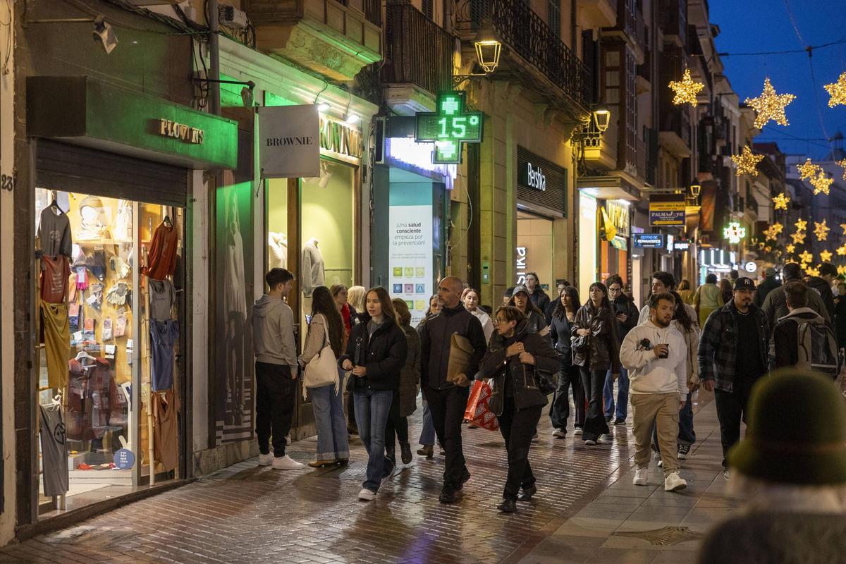 El carrer de Sant Miquel el pasado mes de enero