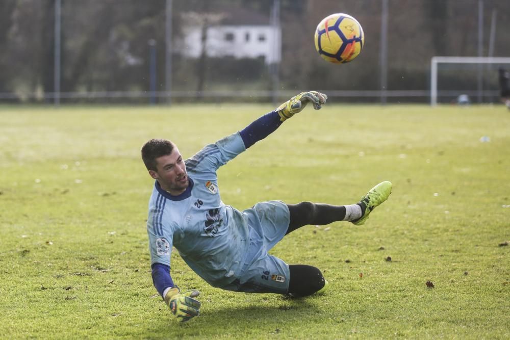 Entrenamiento del Real Oviedo