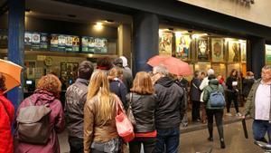 Espectadores durante la Fiesta del Cine, en el Renoir Floridablanca.