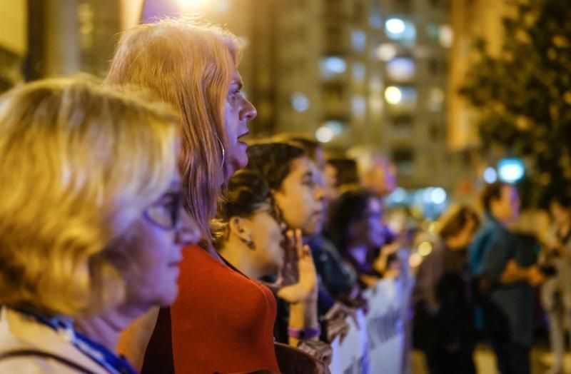 Manifestación contra la violencia machista