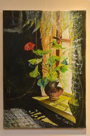 Exposición de pintura de Pedro Cruz en la sala sabor de Gáldar