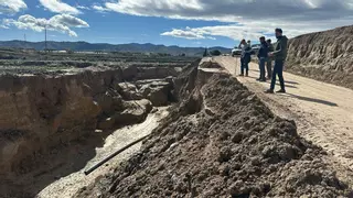 Los daños del temporal en el regadío de Lorca han sido "catastróficos"