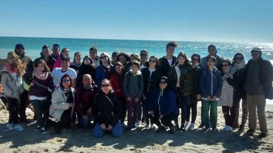 Estudiantes y profesores de Cambre, en un encuentro europeo en Portugal