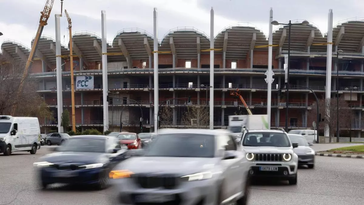 El desafío de movilidad el Nou Mestalla: coche, metro y bus
