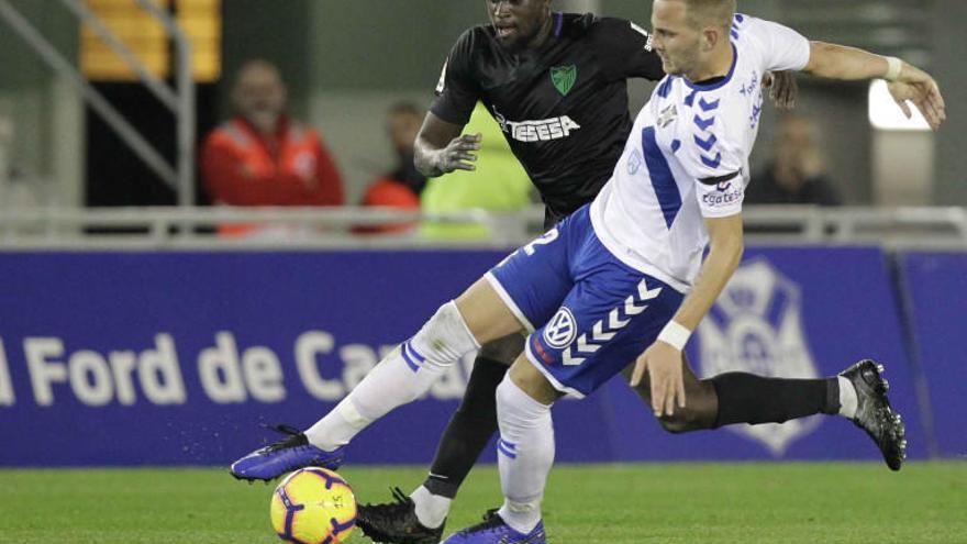 N&#039;Diaye, en el partido contra el Tenerife del pasado sábado