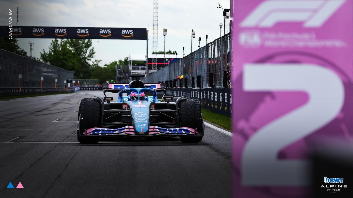 Fernando Alonso, durante el Gran Premio de Canadá.