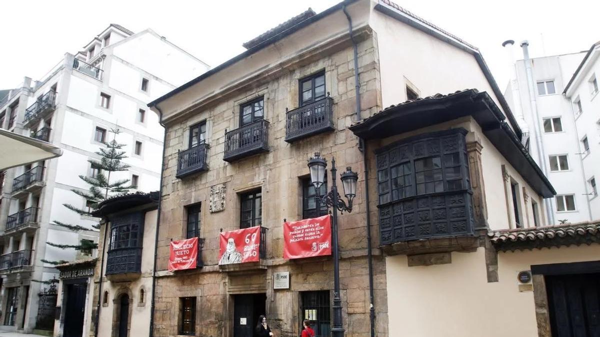 La casa del pueblo del PSOE en Oviedo.