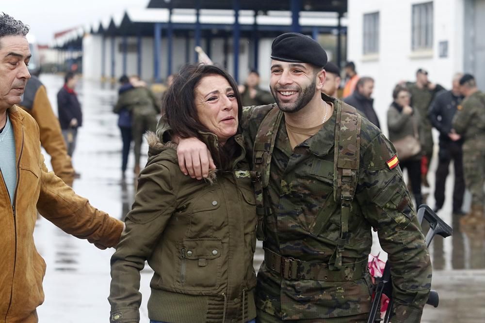 La Brigada despide a los soldados que viajarán a Letonia