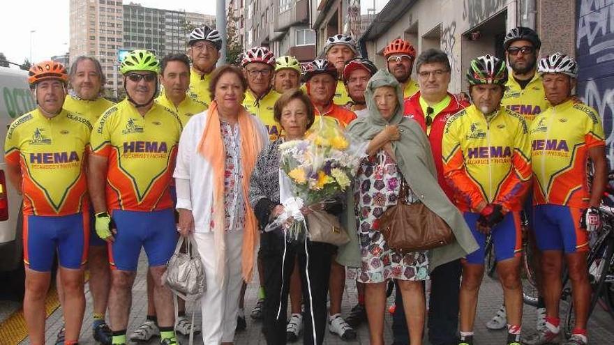 Homenaje del Grupo Ciclista Plato Fondo a Renato Fernández Aradas