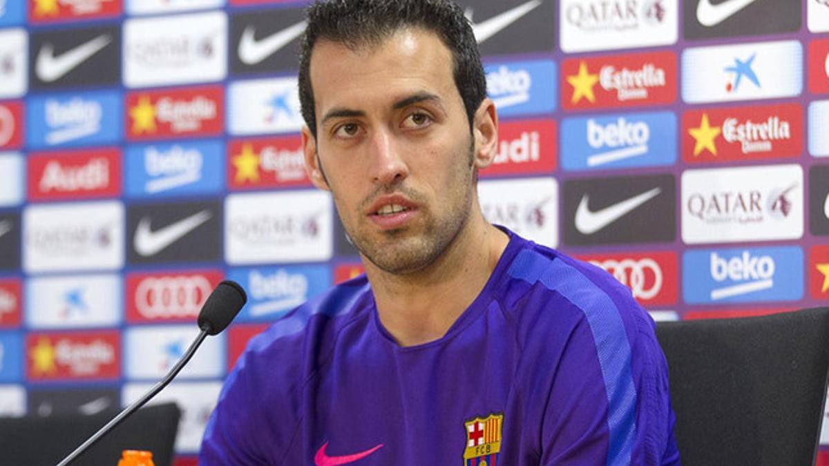 Sergi Busquets quiere ir poco a poco