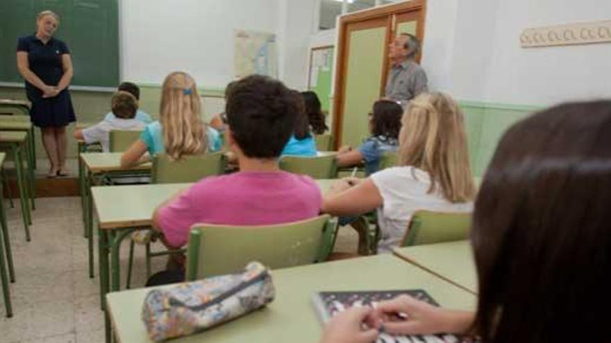 Alumnos de un instituto de secundaria