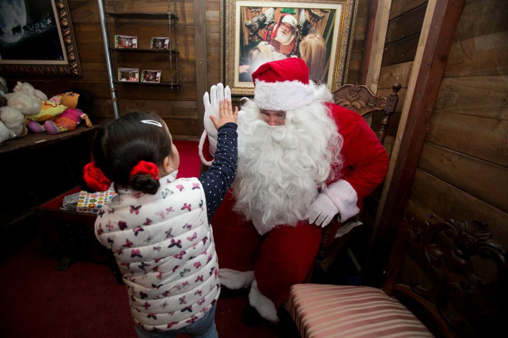 Papá Noel llega a Alicante.