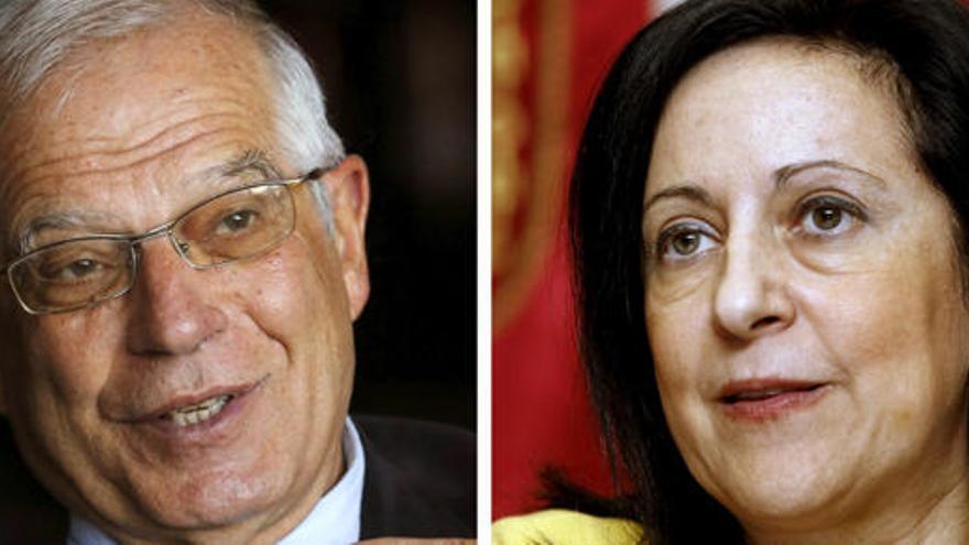 Josep Borrell y Margarita Robles.