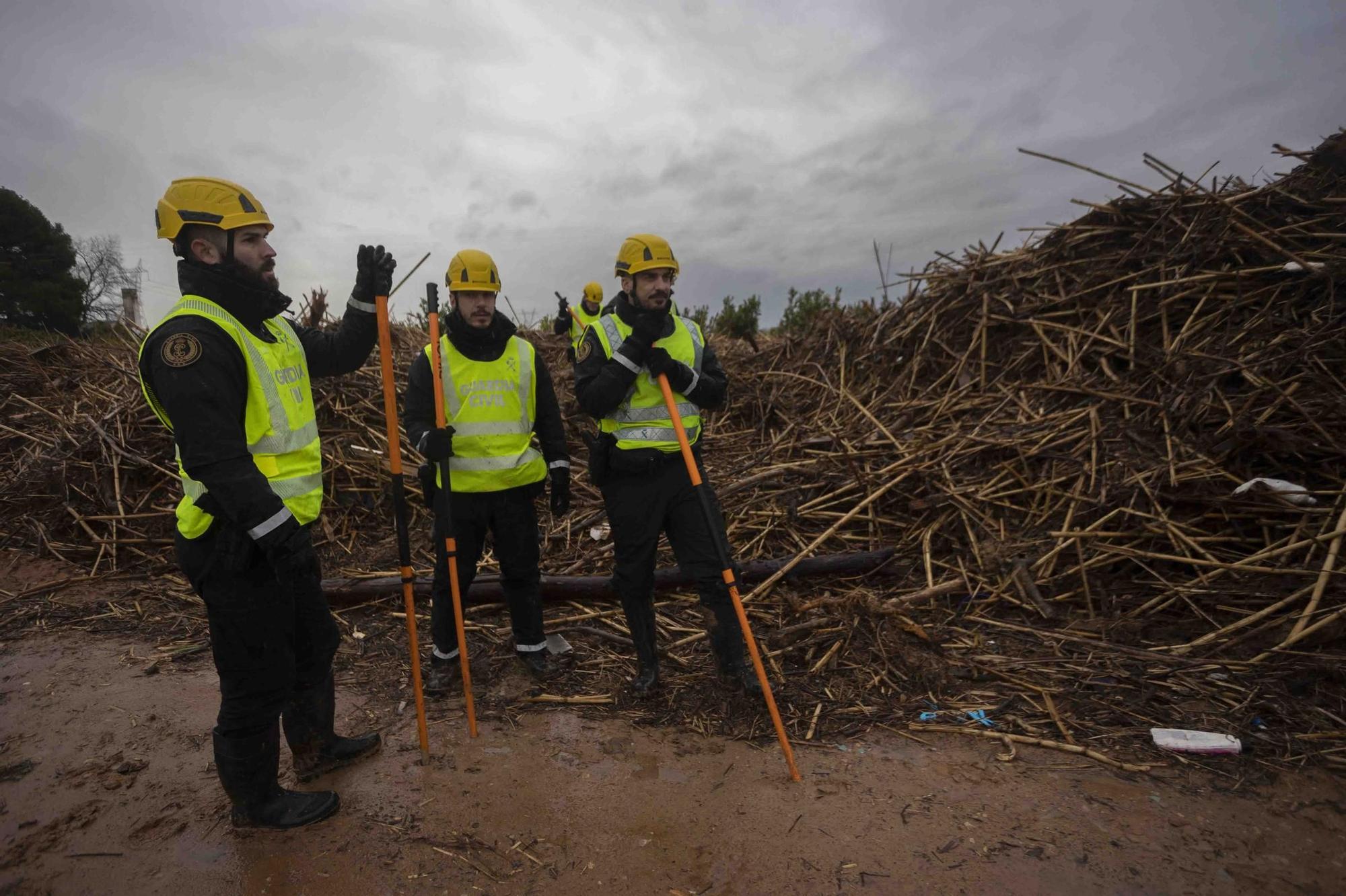 La UME continua la busqueda de desaparecidos