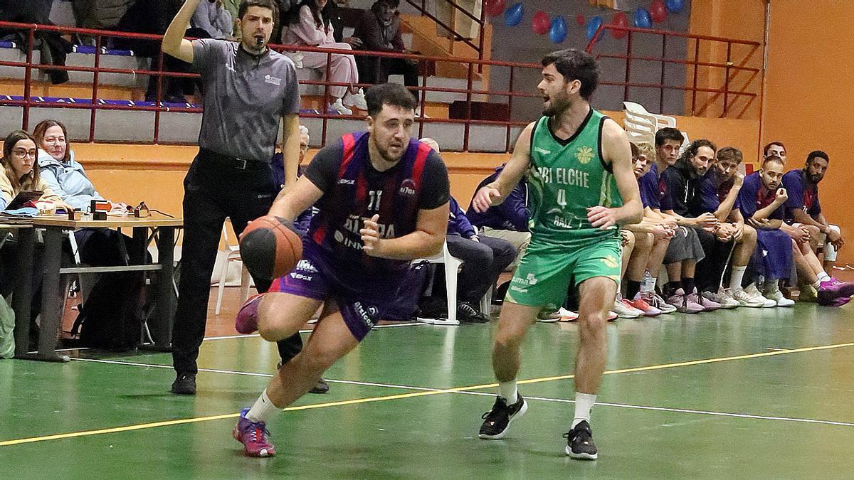 Un momento del partido.