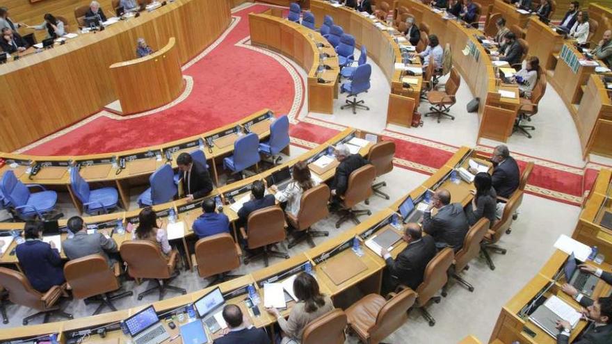 Panorámica del Parlamento gallego durante la pasada legislatura. // Xoán Álvarez