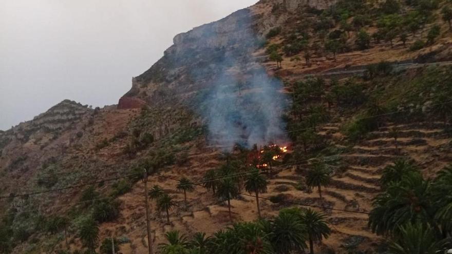 Incendio en San Sebastián de La Gomera