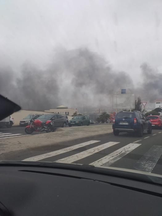 Incendio en el Puerto.