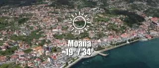 El tiempo en Moaña: previsión meteorológica para hoy, miércoles 24 de julio