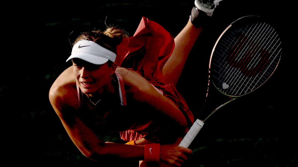 Paula Badosa, durante la disputa del WTA Charleston