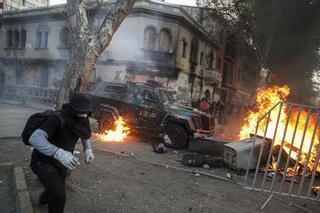 Nueva protesta multitudinaria en las calles de Chile