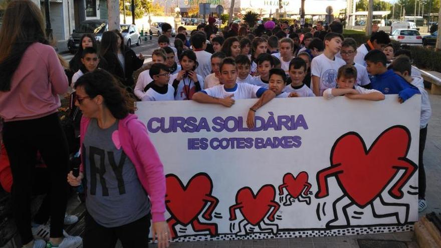 Imagen de la carrera solidaria en el barrio de la Zona Norte