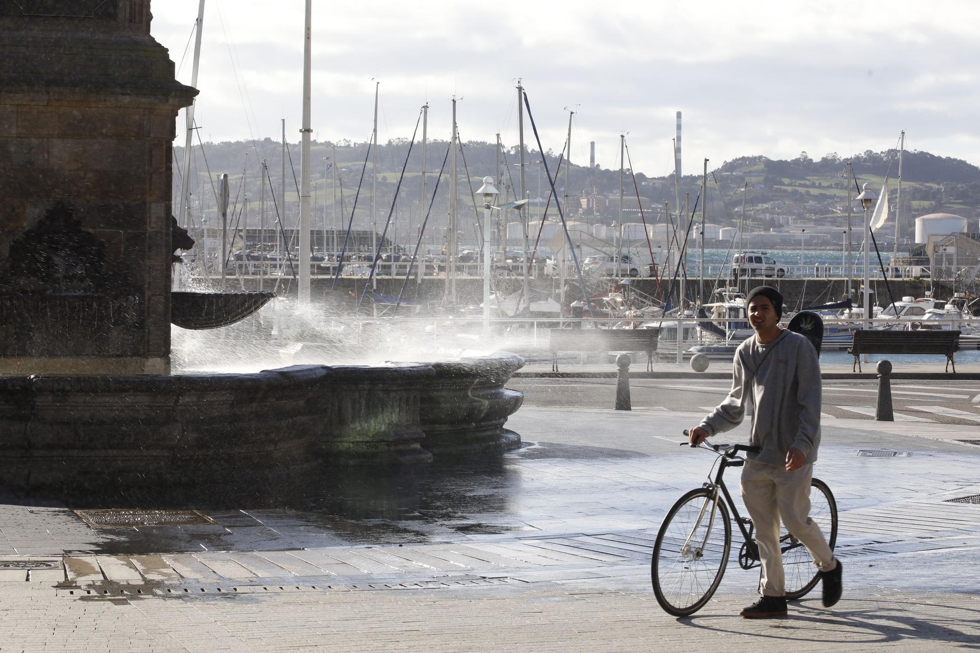 Viento en Gijón