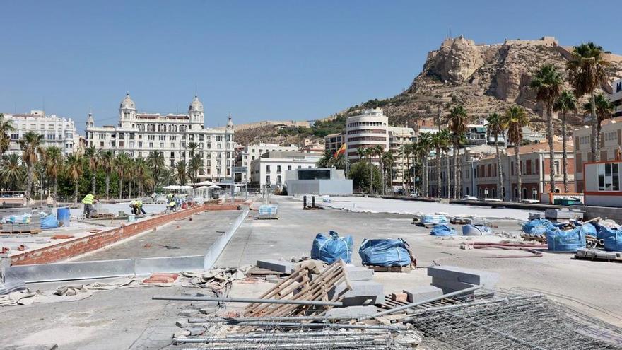 Temporada alta de obras en Alicante