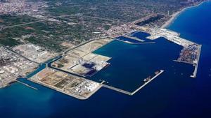 Vista aérea del puerto de Castelló en una imagen de archivo.