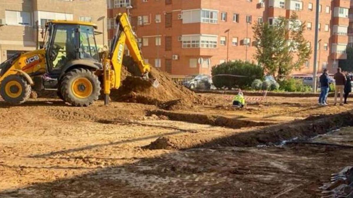 Las obras ya están en marcha en el nuevo parking de Silla,