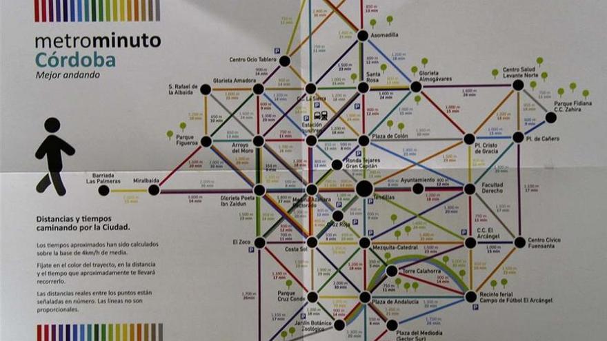 El Ayuntamiento presenta el mapa del &#039;Metrominuto&#039; para Córdoba