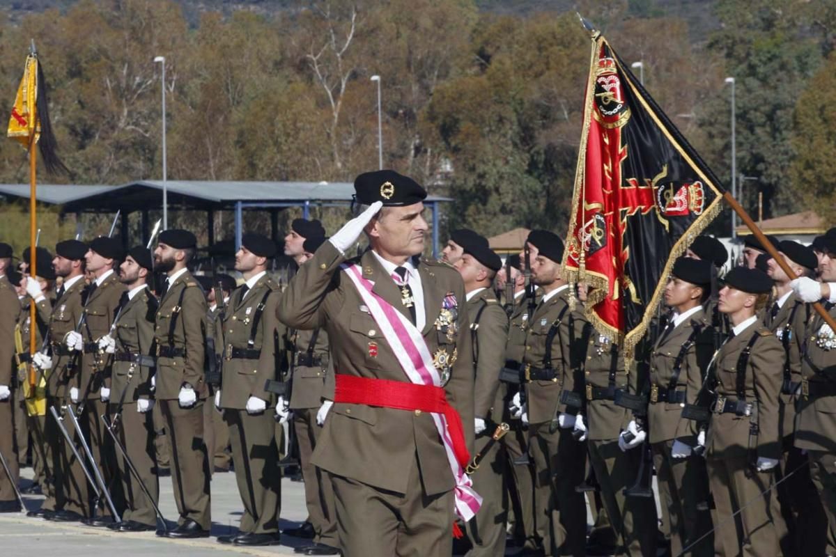 Parada militar en Cerro Muriano con motivo de la Inmaculada, patrona de la Infantería