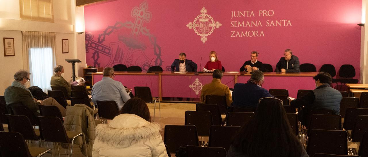 Consejo Rector de la Junta Pro Semana Santa de Zamora, reunido este martes