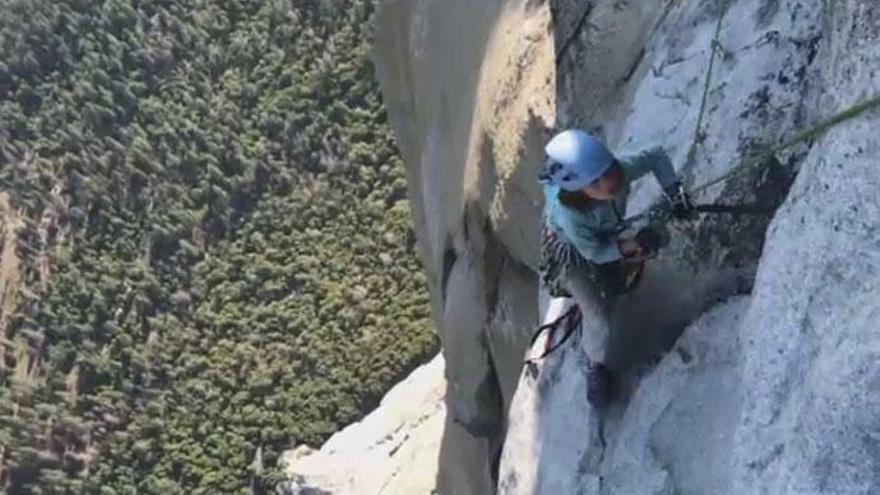 La increíble hazaña de una niña de 10 años: trepar el muro de Yosemite