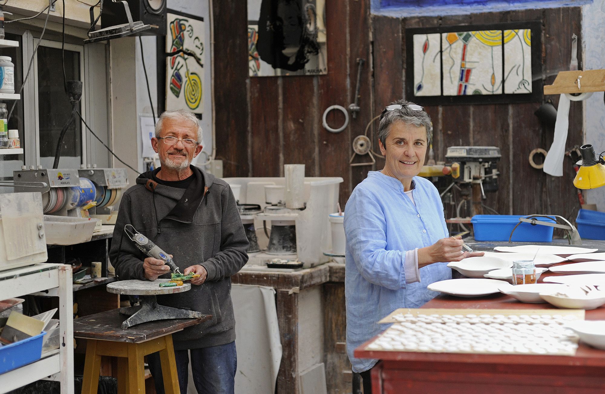 Los viejos oficios: Antonio González Abal y Lucía Ares, ceramistas y pintores