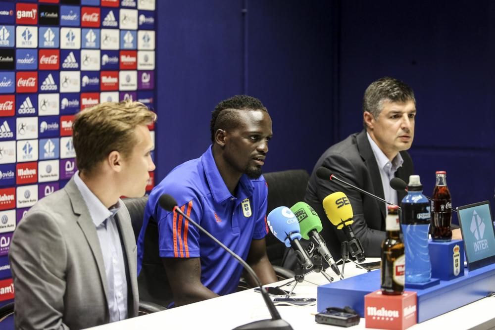 Presentación de Mariga, nuevo Jugador del Real Oviedo